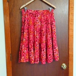 Boho Floral Tiered Skirt by Relativity
